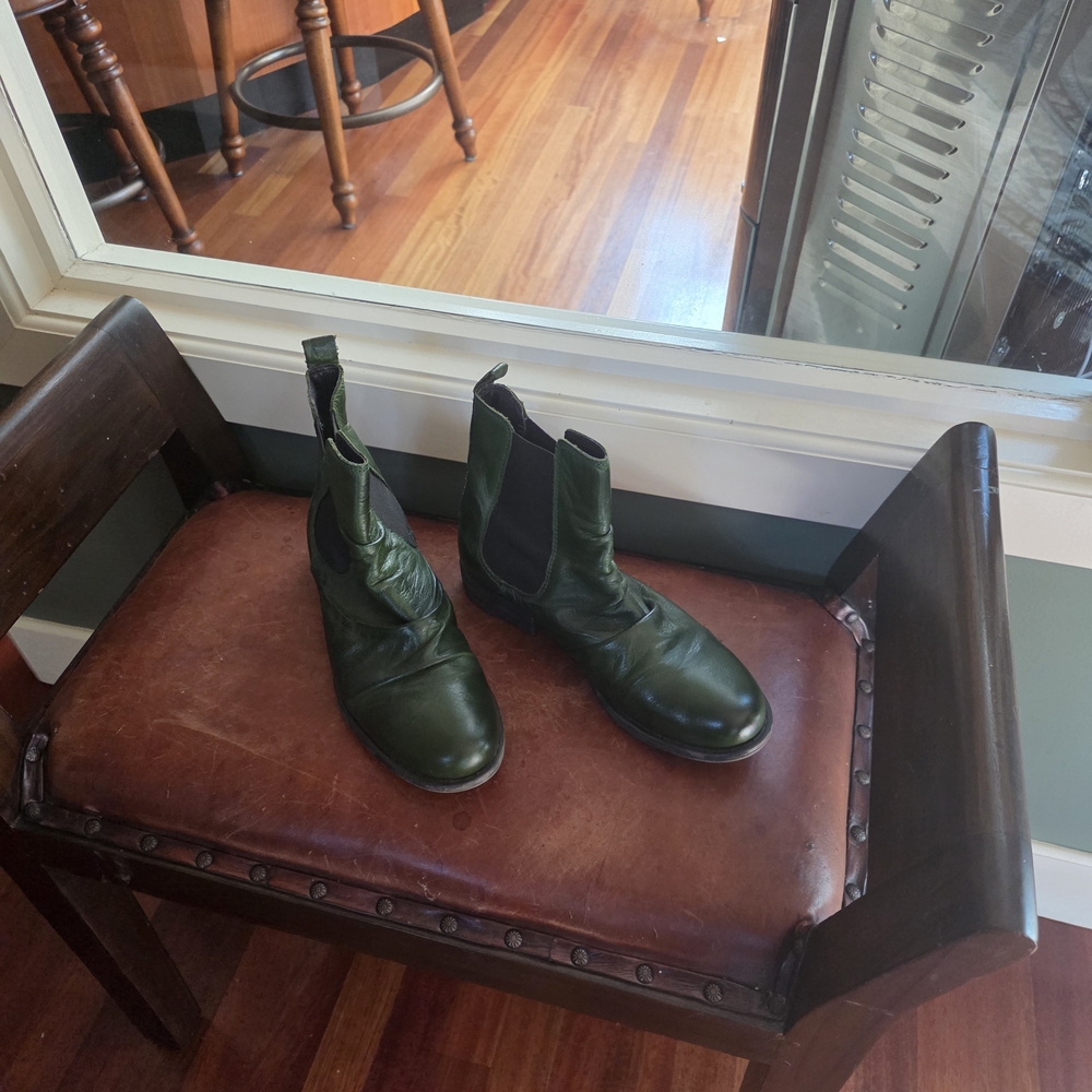 Miz Mooz Green Booties
